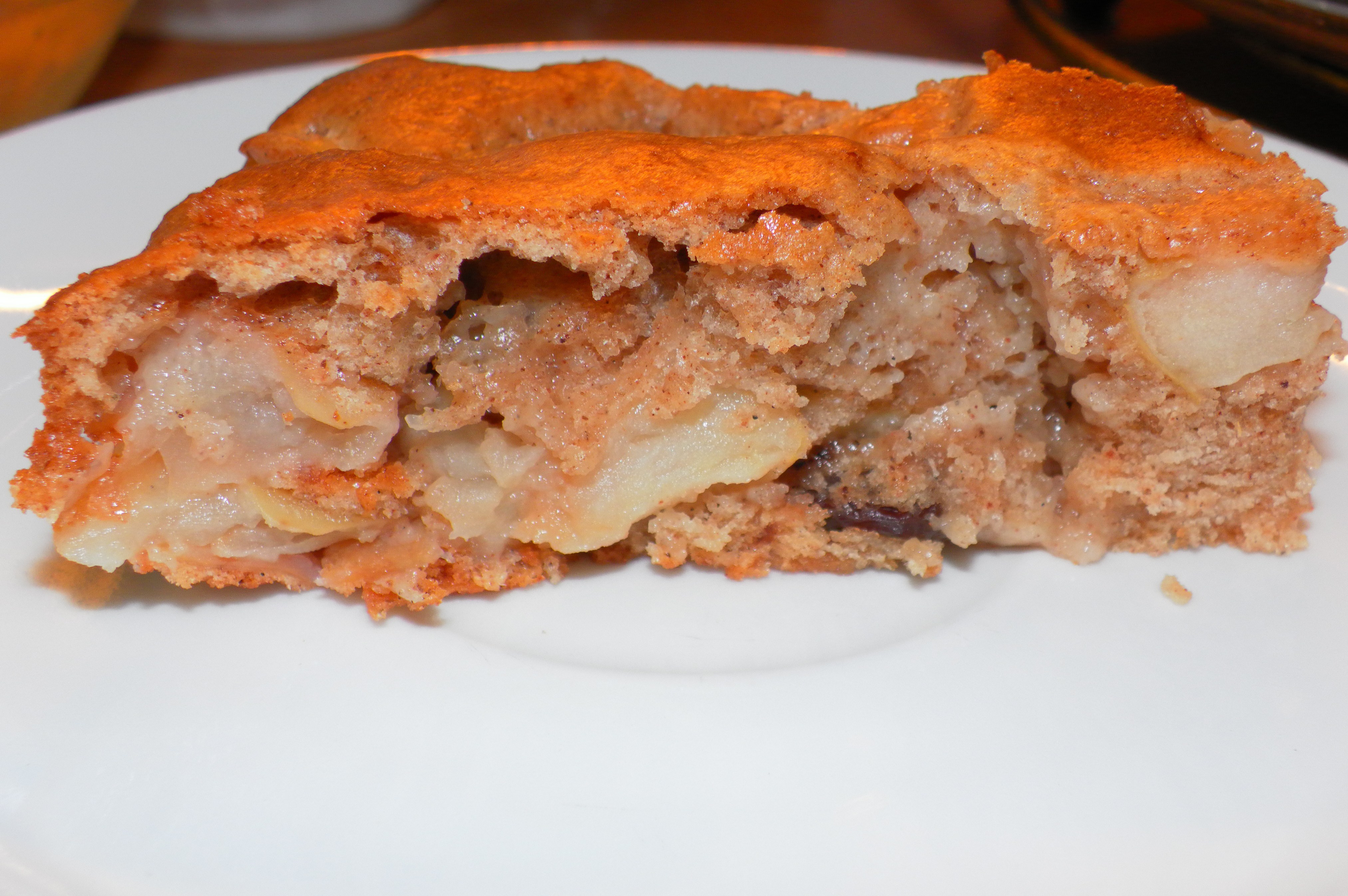Пирог с яблоками изюмом и корицей рецепт Пирог с яблоками изюмом и корицей рецепт