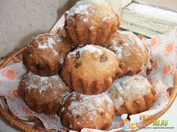 Нежные кексы с вареньем и маком