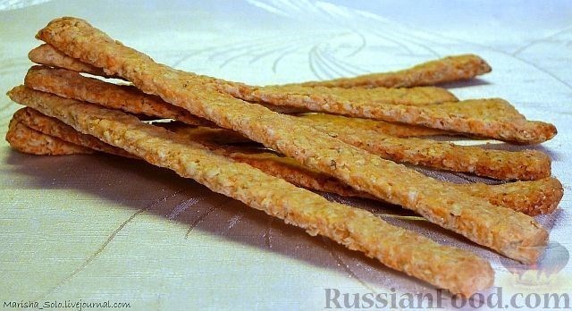 Овсяные палочки с сыром