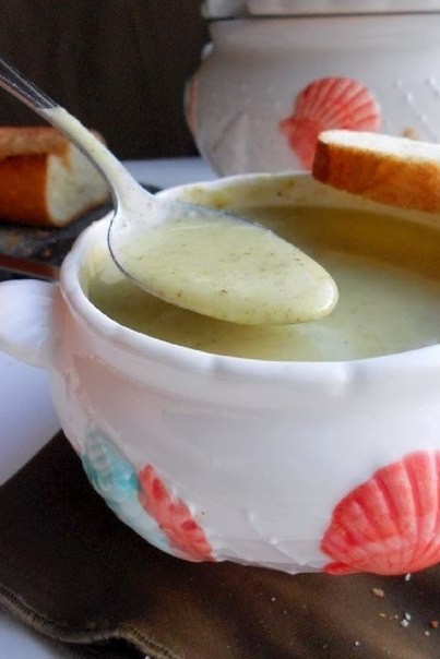 Крем-суп из брокколи и картофеля