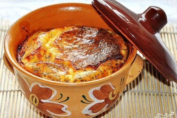 Запеканка из овощей в горшочке