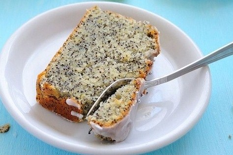 Лимонный кекс с маком