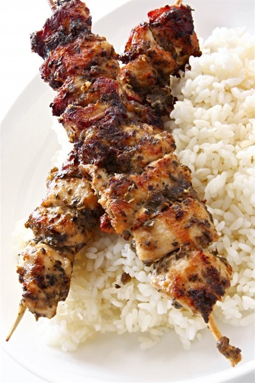 Зате — мясо, жаренное на вертеле