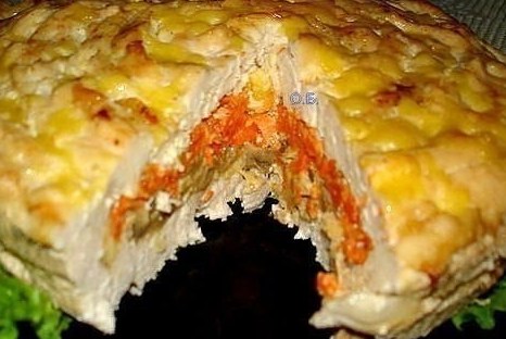 Запеканка с курицей