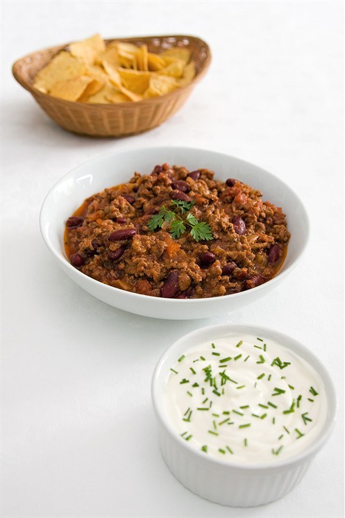 Мясной фарш с чили