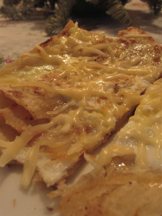 Лаваш с яйцом и сыром, или ёка