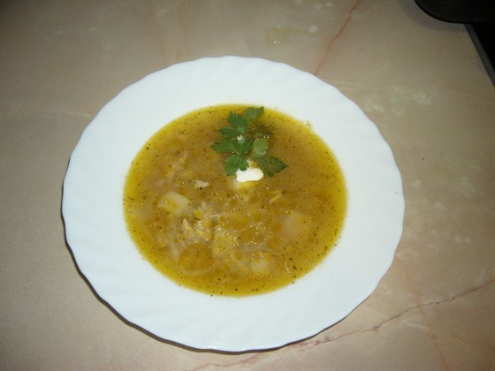 Суп куриный с лапшой