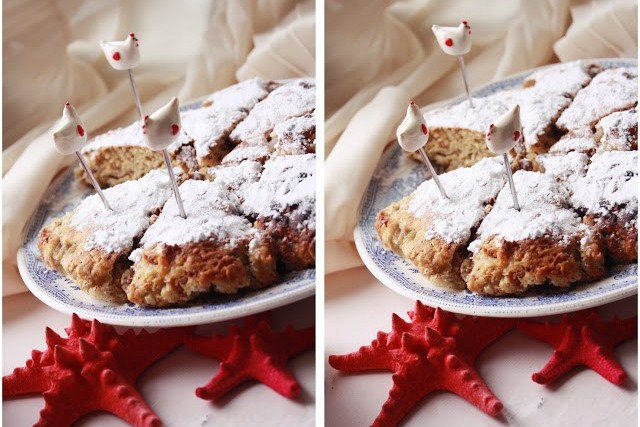 Блонди с бананом и орехами
