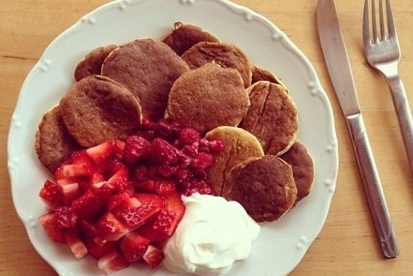 Банановые панкейки без муки