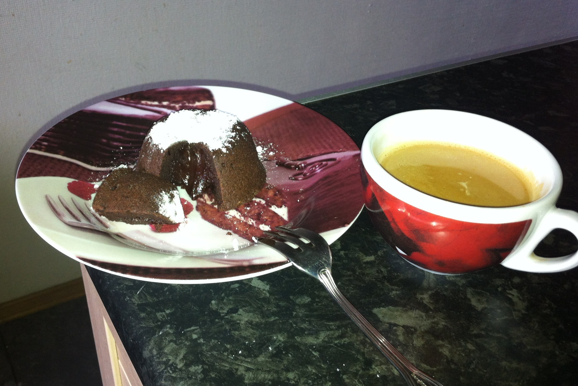 Шоколадный фондан (Chocolate fondant)