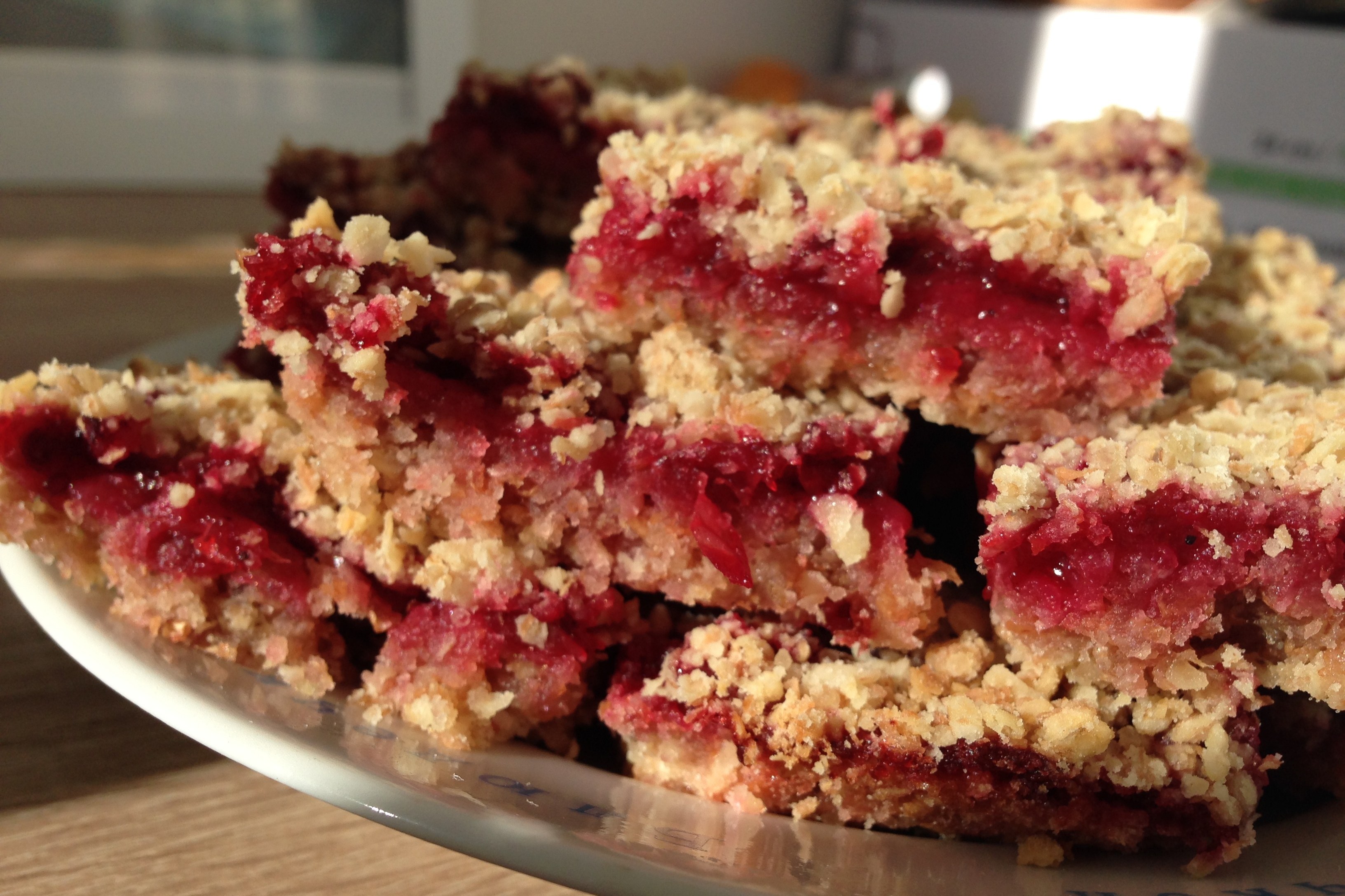 Клюквенное печенье (Cranberry crumble bars)