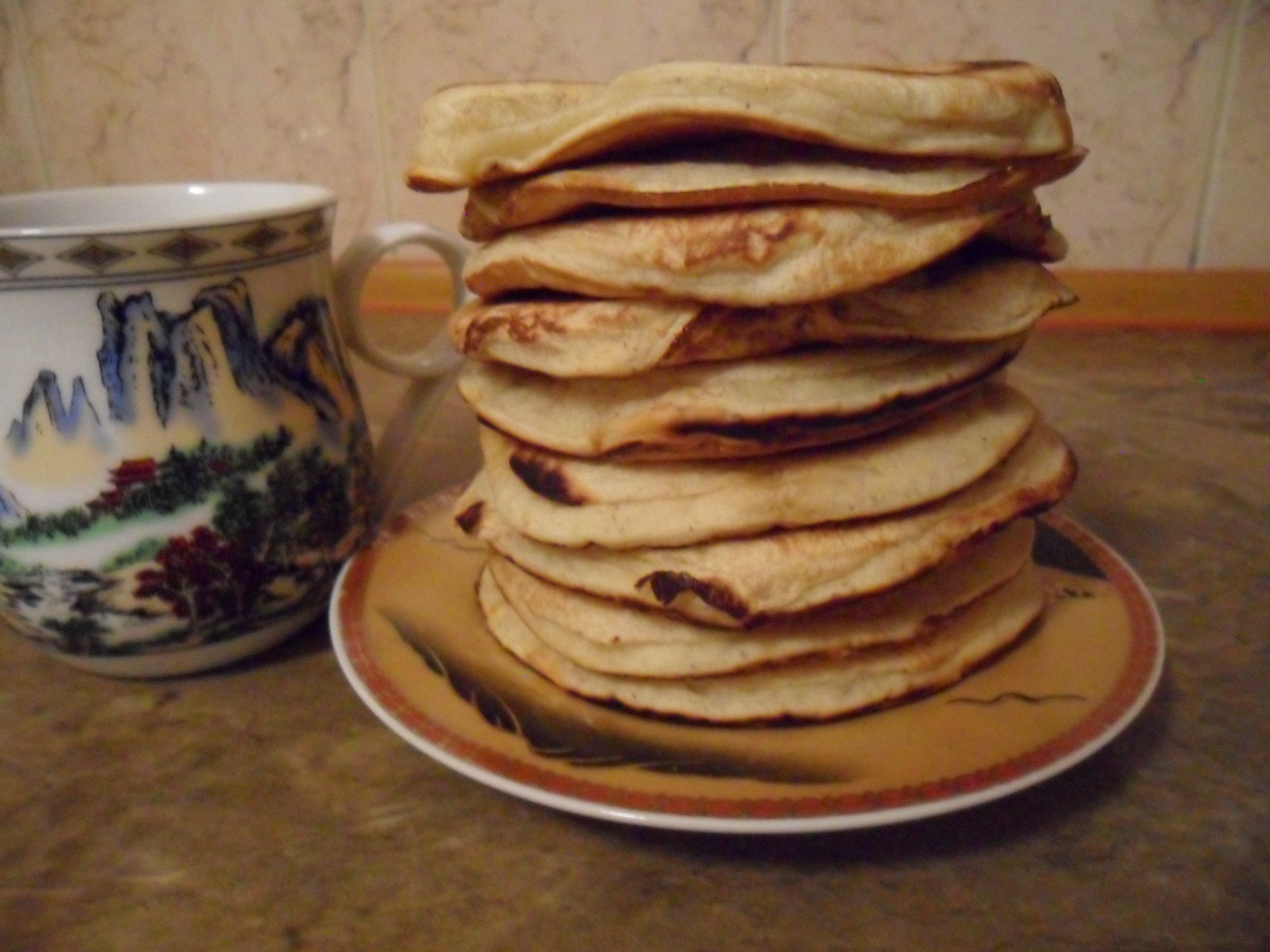 Панкейки с овсяными хлопьями