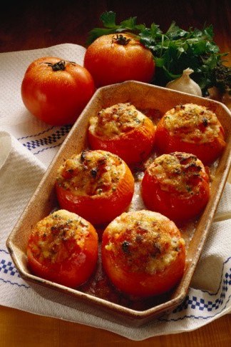 Фаршированный перец с грибами