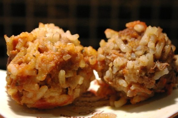 Мясные тефтели-ежики