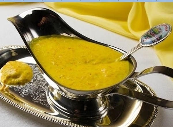 Соус велюте с шафраном и томатами к белой рыбе