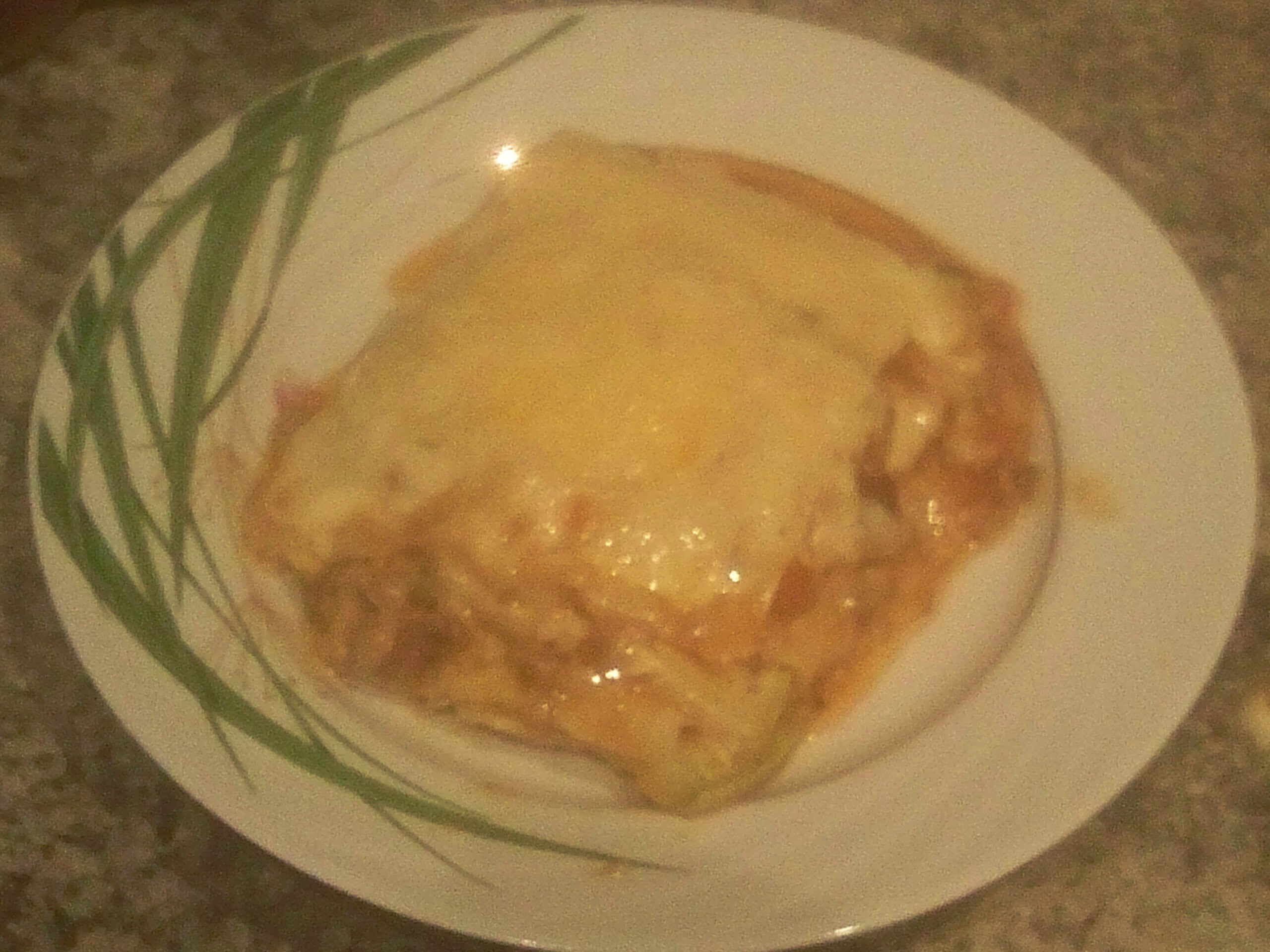Мясная лазанья с кабачками