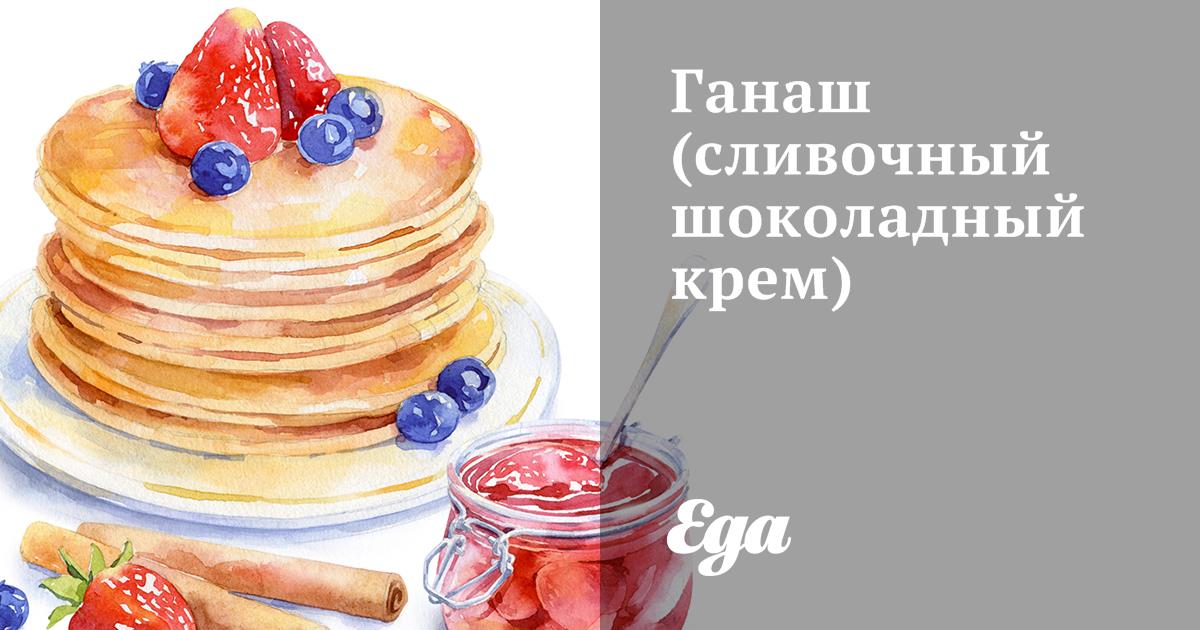 Ганаш (сливочный шоколадный крем)