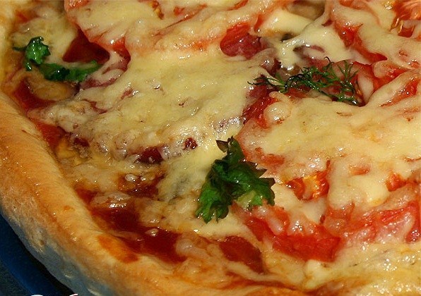 2. Тесто для пиццы на кефире и оливковом масле