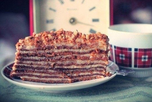 Торт «Рыжик» с заварным кремом