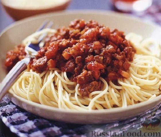 Соус для спагетти болоньезе со сливками