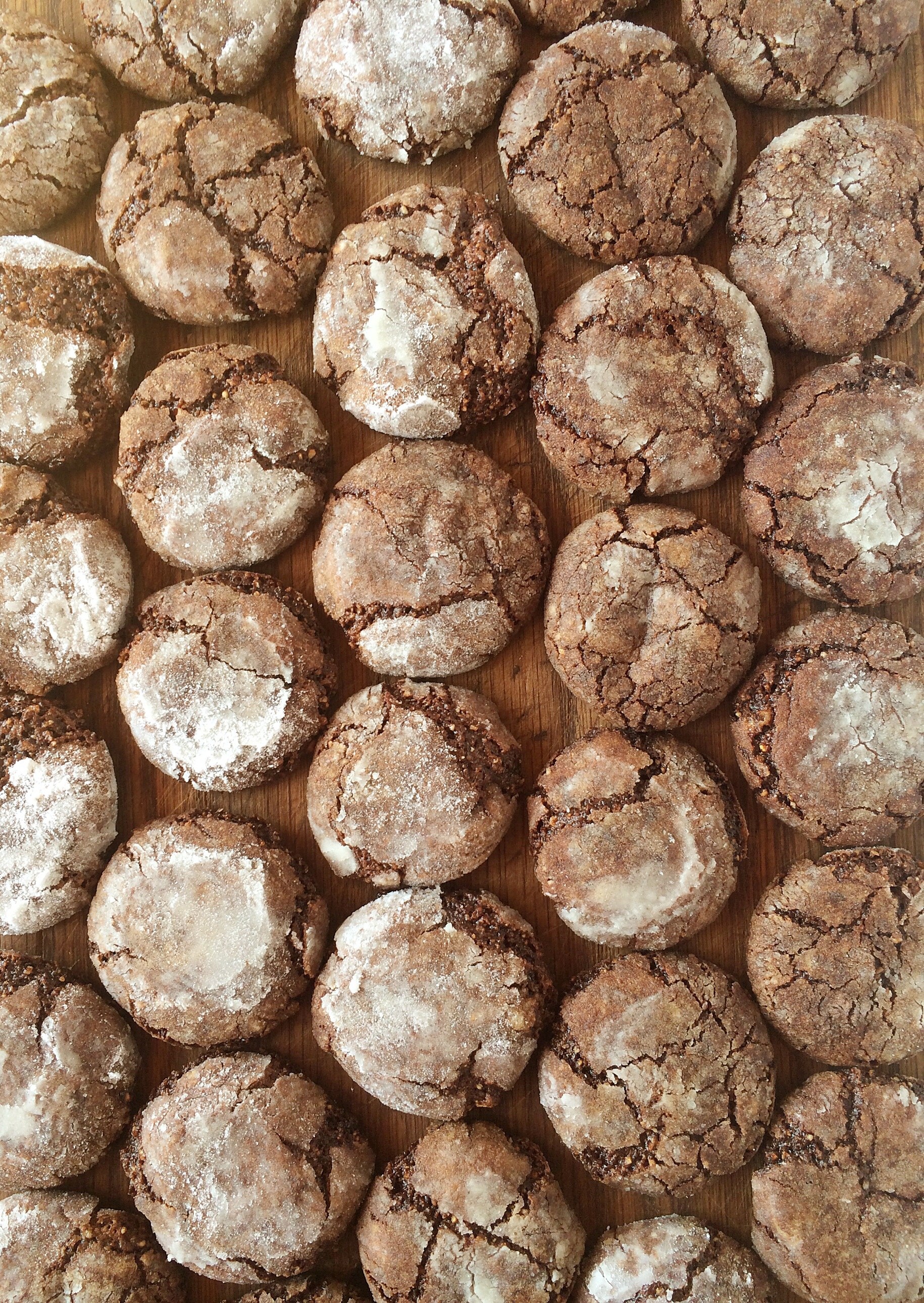 Шоколадное итальянское печенье Риччарелли (Ricciarelli al cioccolato)