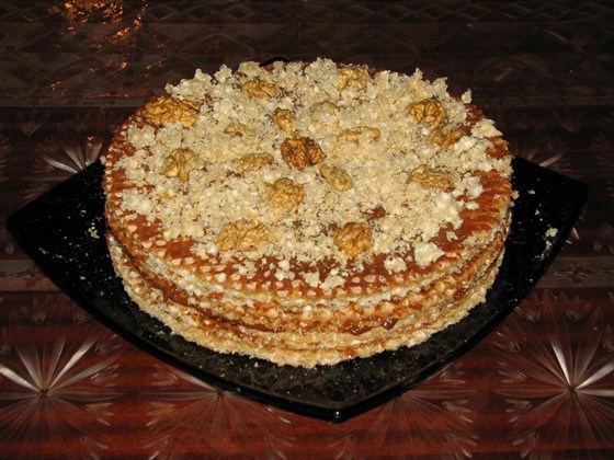 Вафельный торт с вареной сгущёнкой - рецепт с фотографиями - Patee. Рецепты