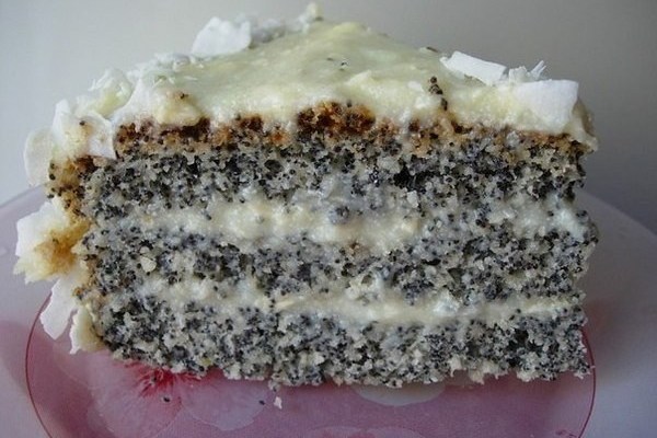 Фото-рецепт бисквитного торта с заварным кремом