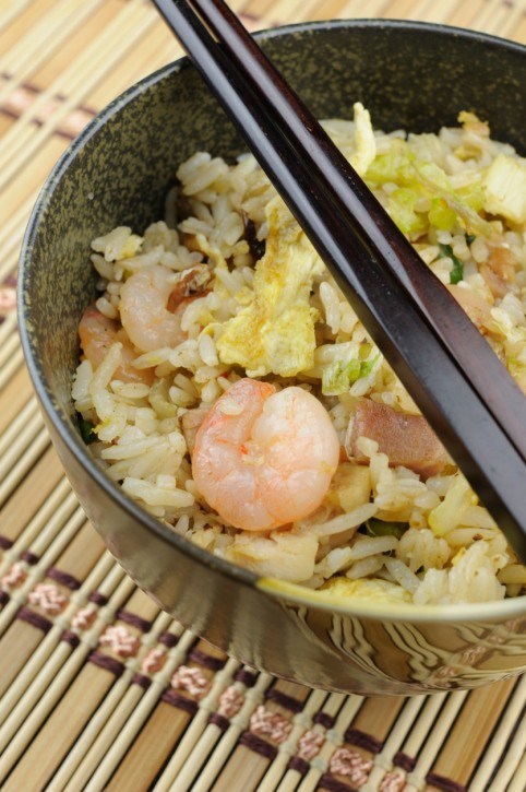 Китайская кухня: Жареный рис Янчжоу
