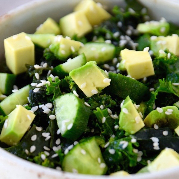 Зеленый салат из суперфудов