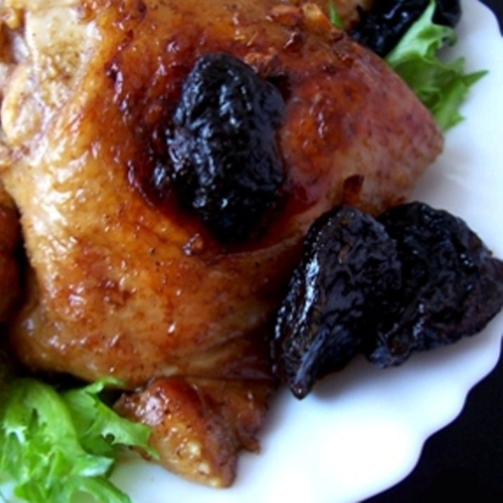 Курица с черносливом в духовке. Пошаговый рецепт с фото