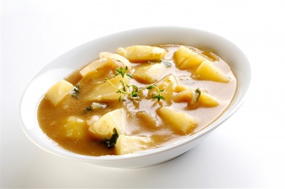 Классический картофельный суп с говядиной
