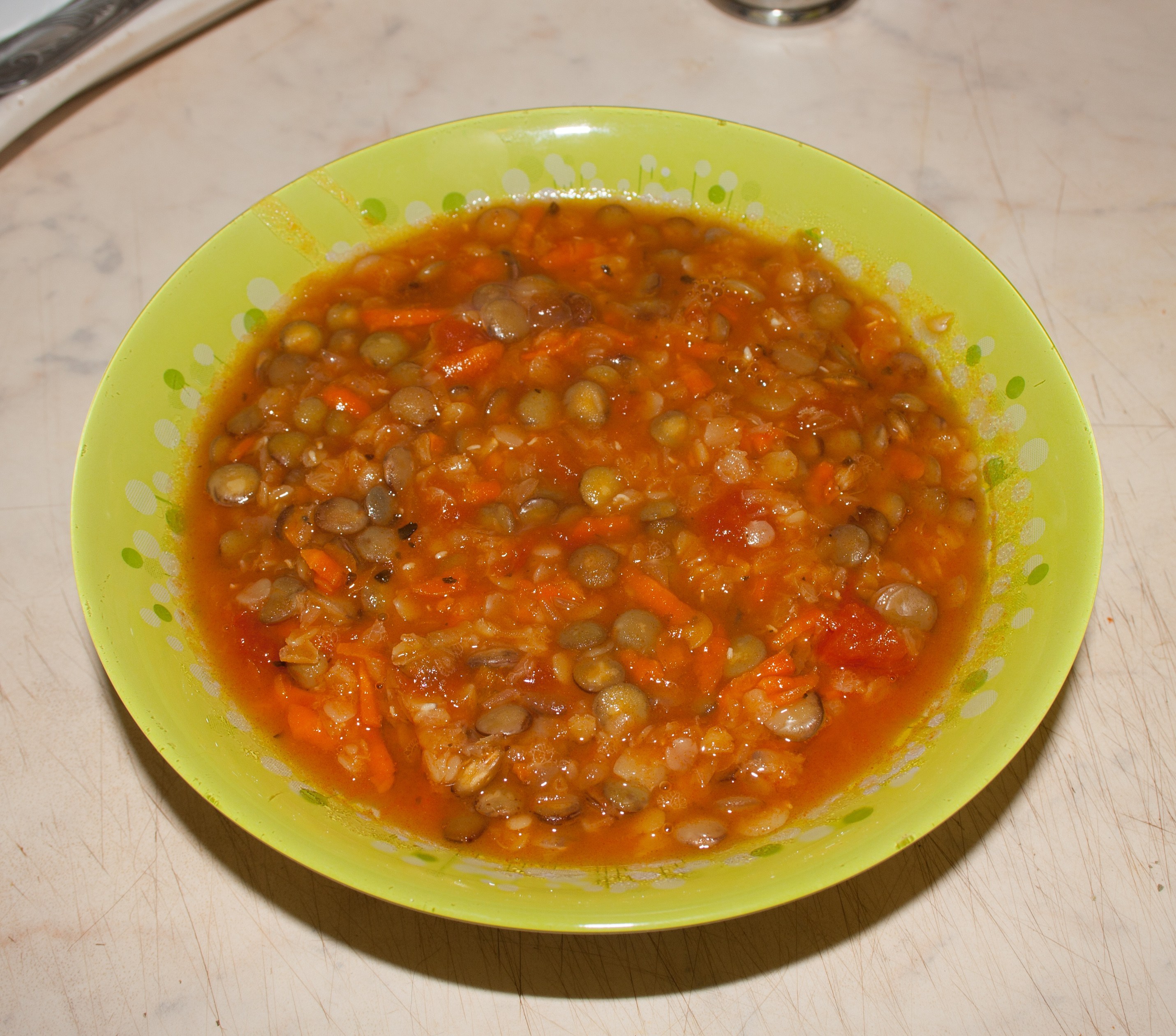 Итальянский суп с чечевицей, овощами и фрикадельками – кулинарный рецепт