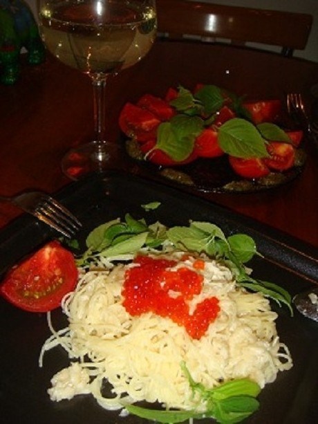Спагетти «Четыре сыра»