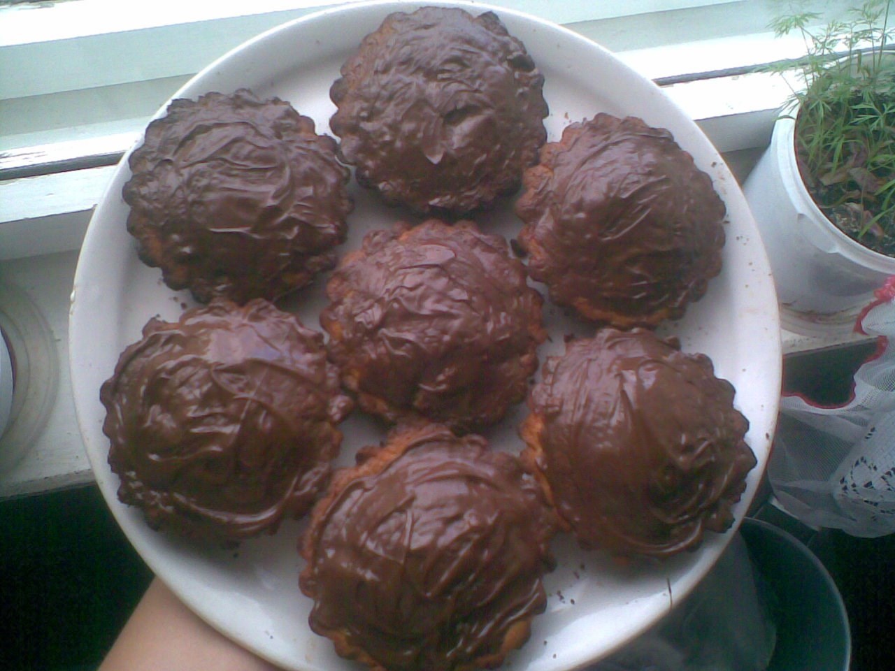 Кофейные кексы с изюмом
