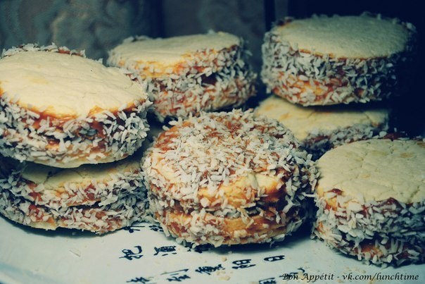 Печенье альфахорес (alfajores de maicena)