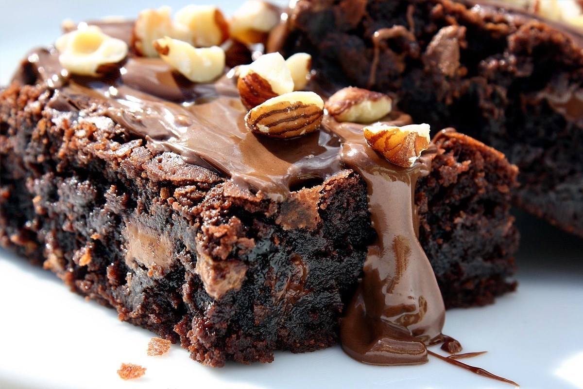 Брауни с темным шоколадом – пошаговый рецепт приготовления с фото