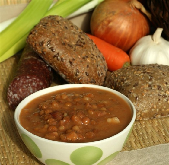 Как приготовить Армянский суп с красной фасоли: