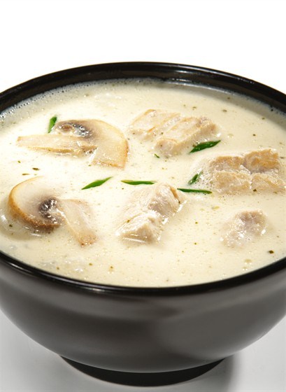 Куриный суп на кокосовом молоке (Tom Khaa Gai)