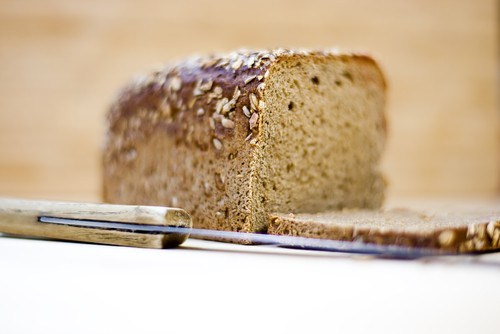 Коричневый хлеб на соде с отрубями
