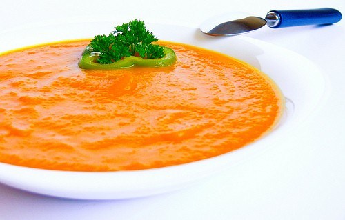Нежный суп-пюре из тыквы