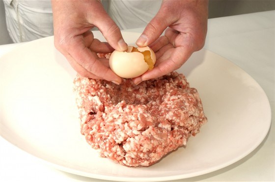 Мясные паровые фрикадельки