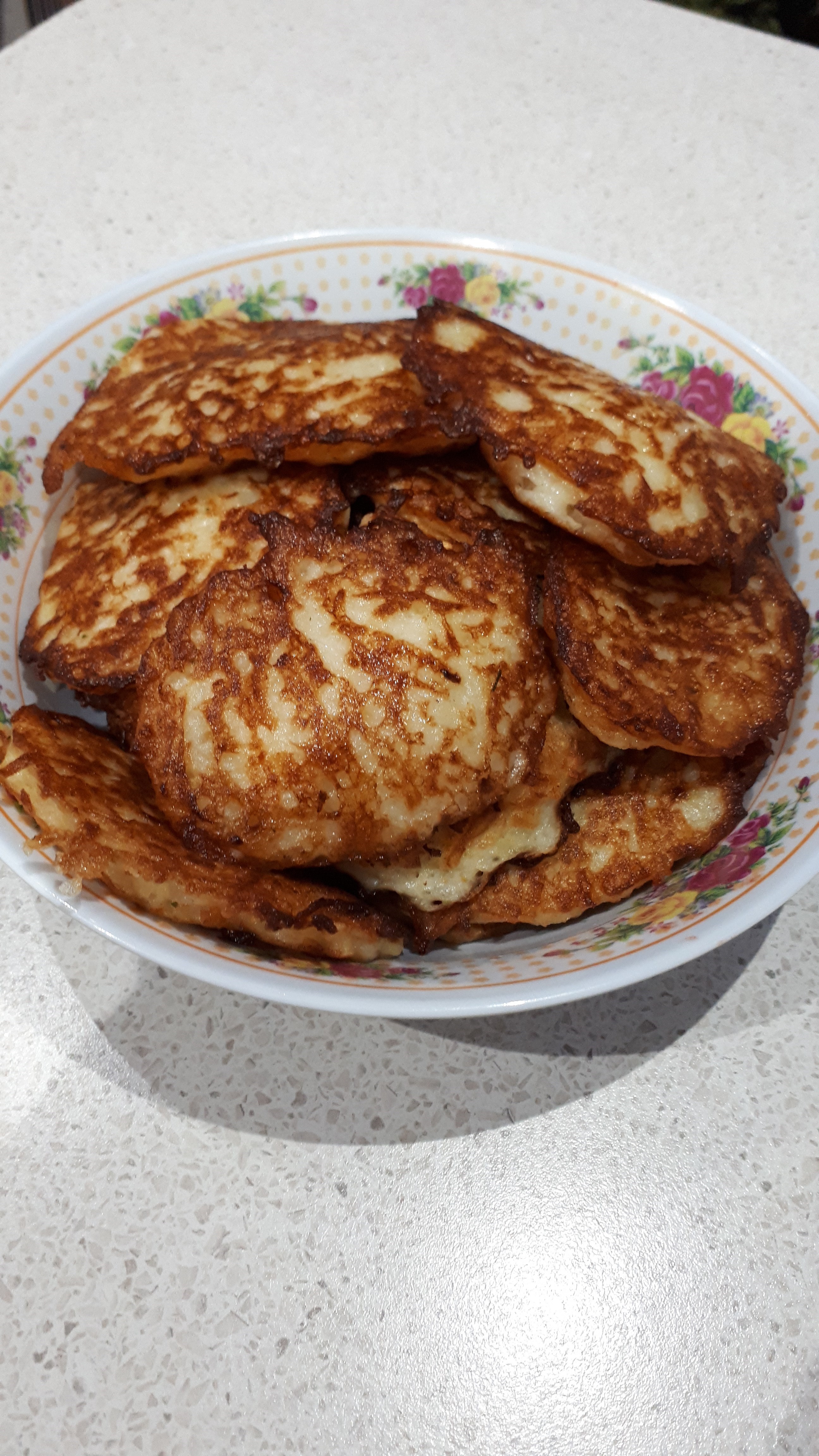 Драники из патиссонов и картофеля