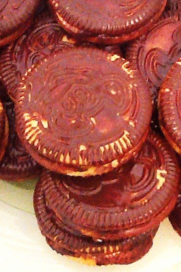 Печенье с маршмеллоу в шоколаде (Wagon wheels)