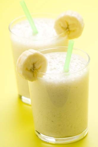Молочный банановый коктейль