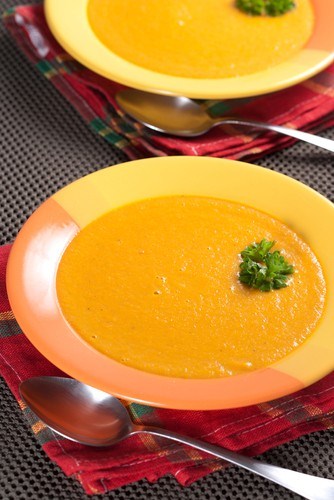 Морковный суп-пюре с карри