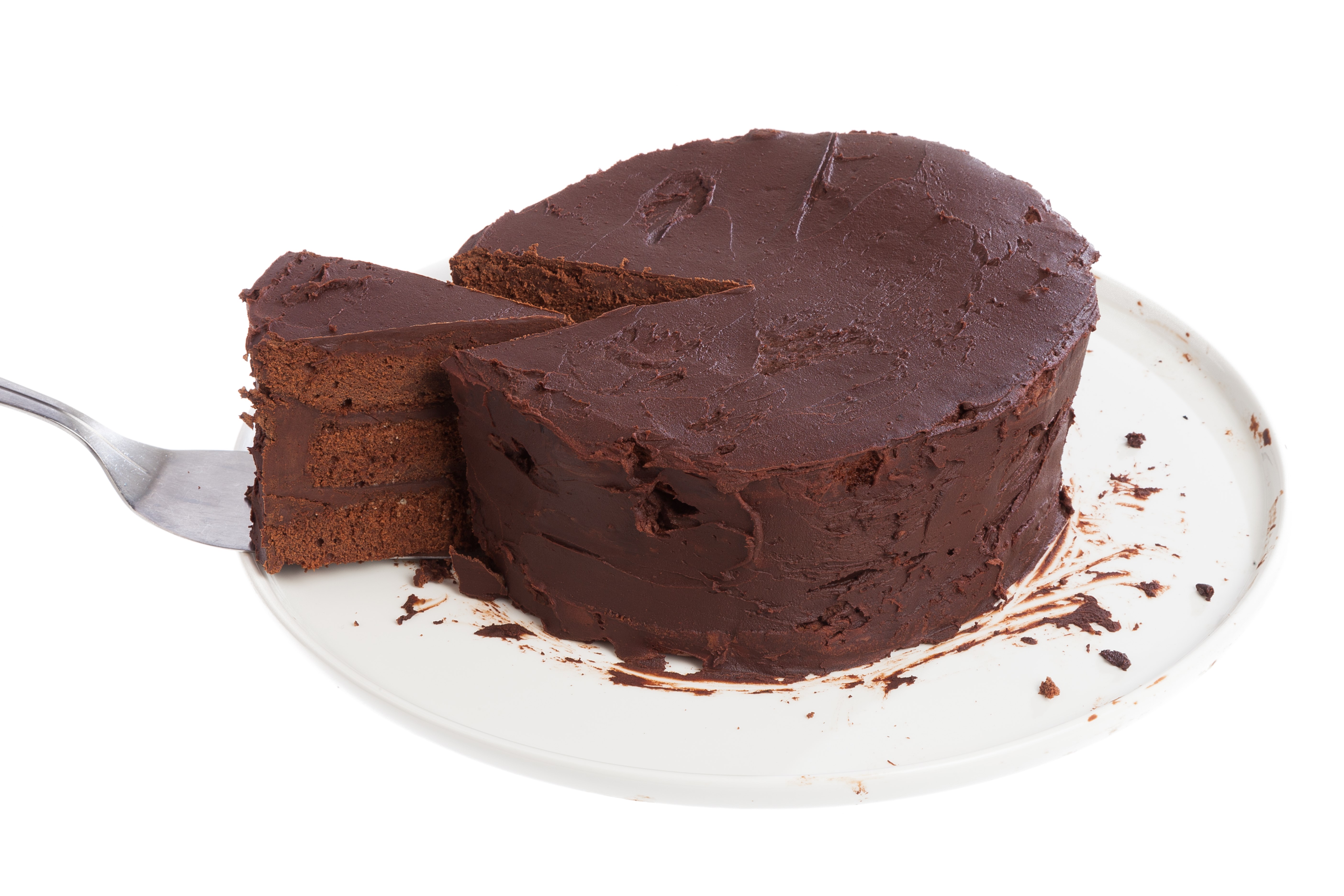 Шоколадный многослойный торт