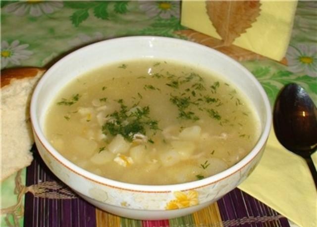 Суп на молоке