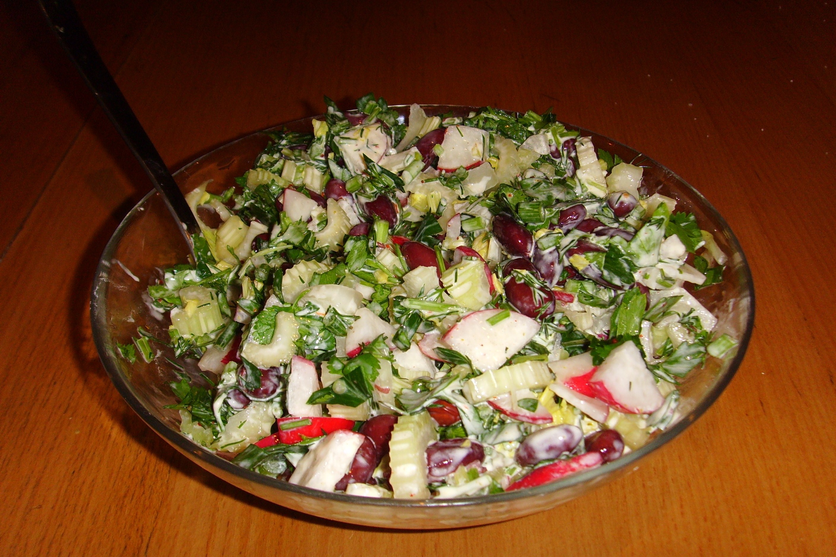 Салат из фасоли консервированной красной рецепты простой рецепт с фото пошагово в домашних условиях