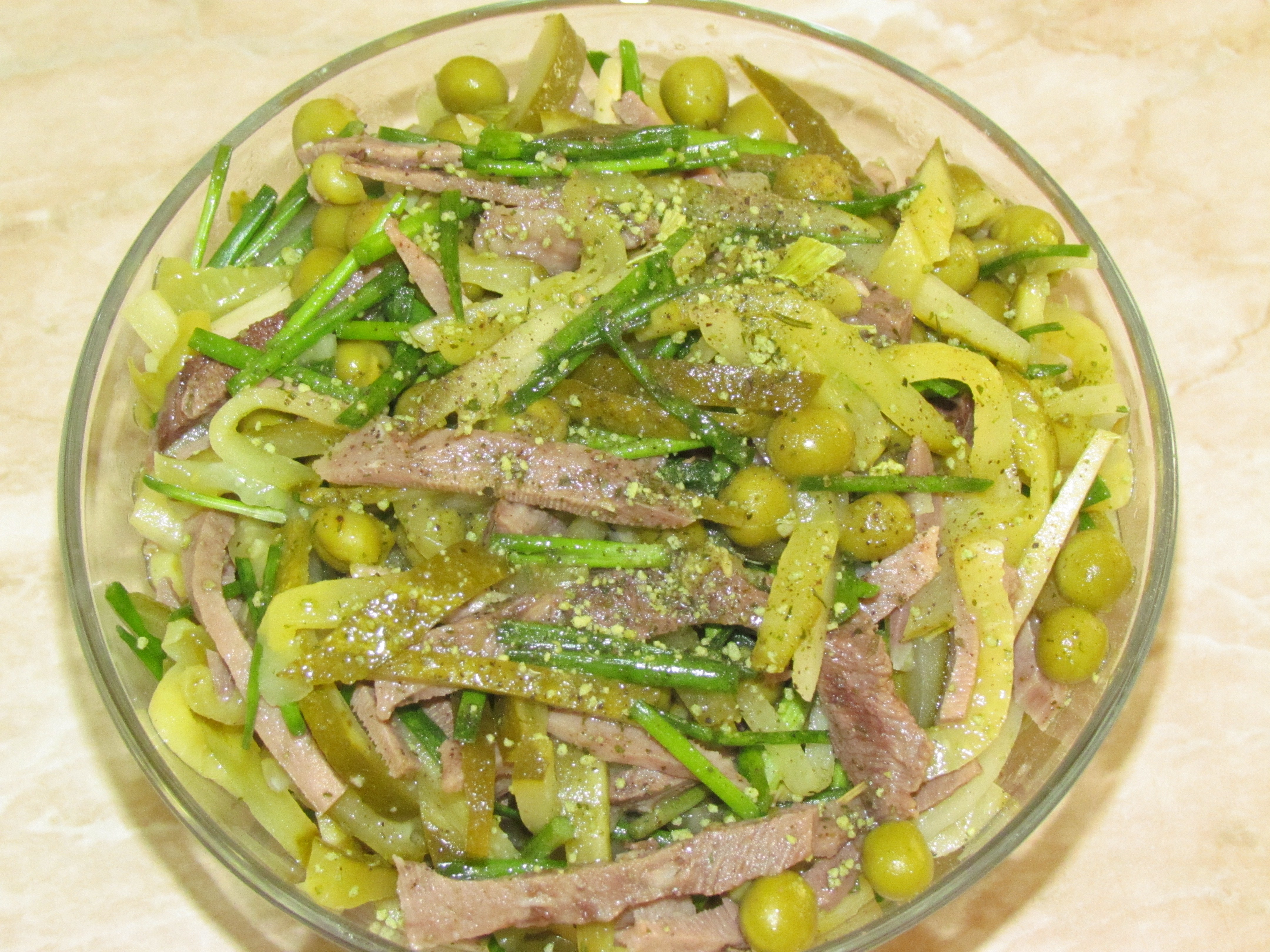 Рецепт салата из огурцов с маслом