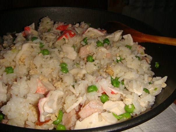 рис с мясом краба рецепт | Дзен